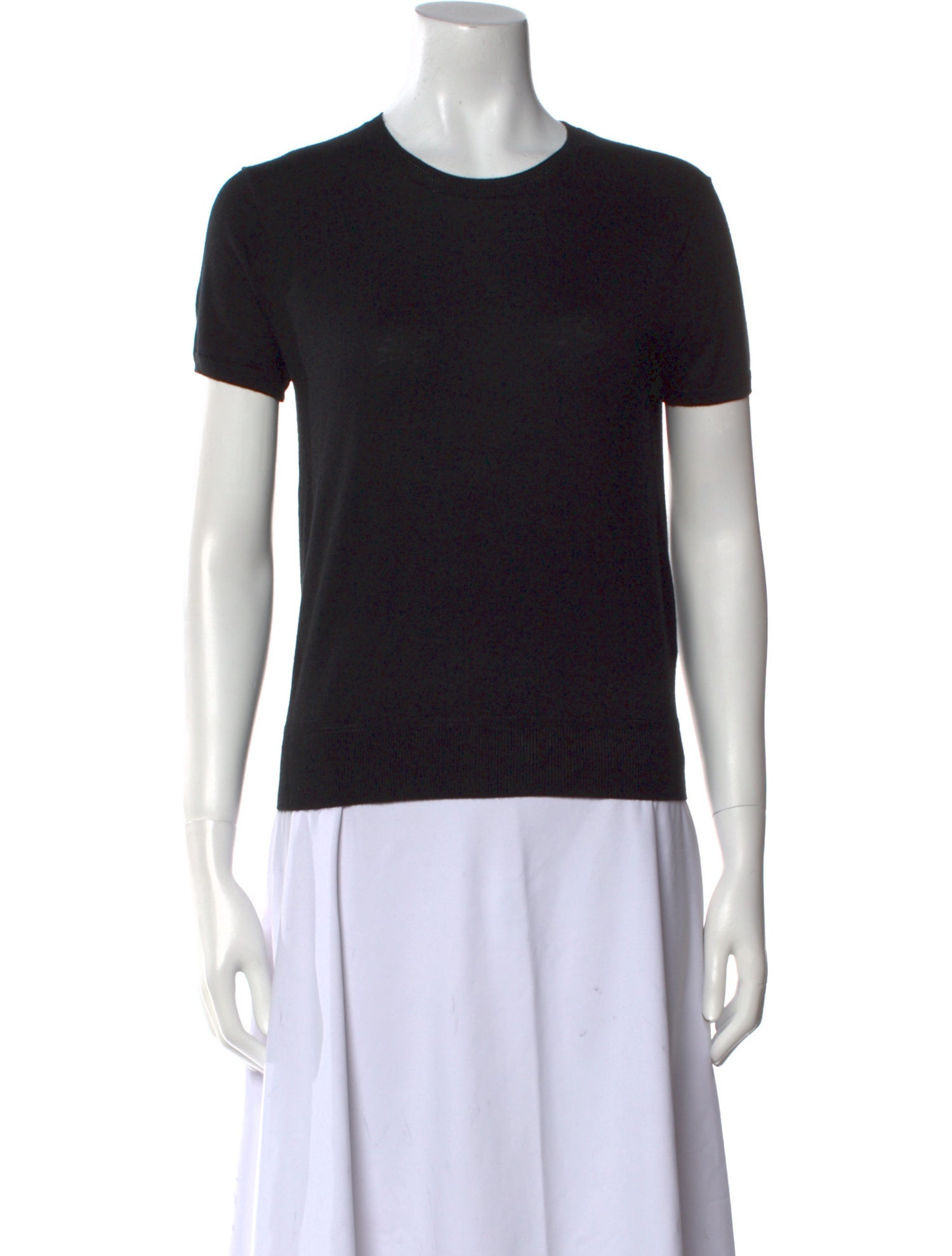 La Ligne Silk Crew Neck T-Shirt