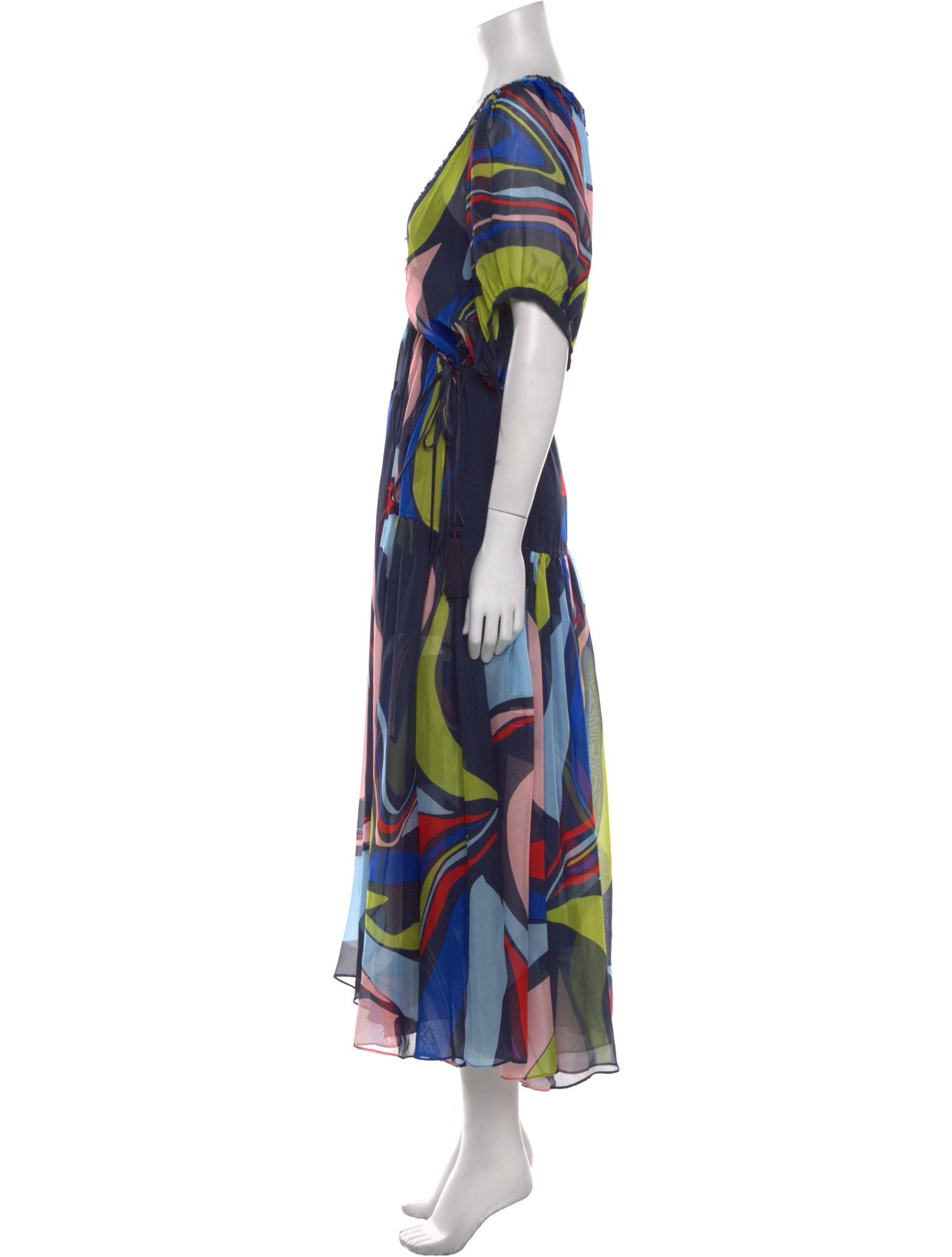 La Ligne Printed Long Dress