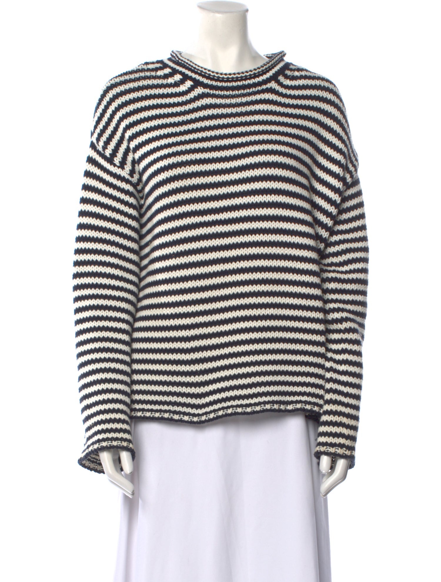 La Ligne Striped Scoop Neck Sweater