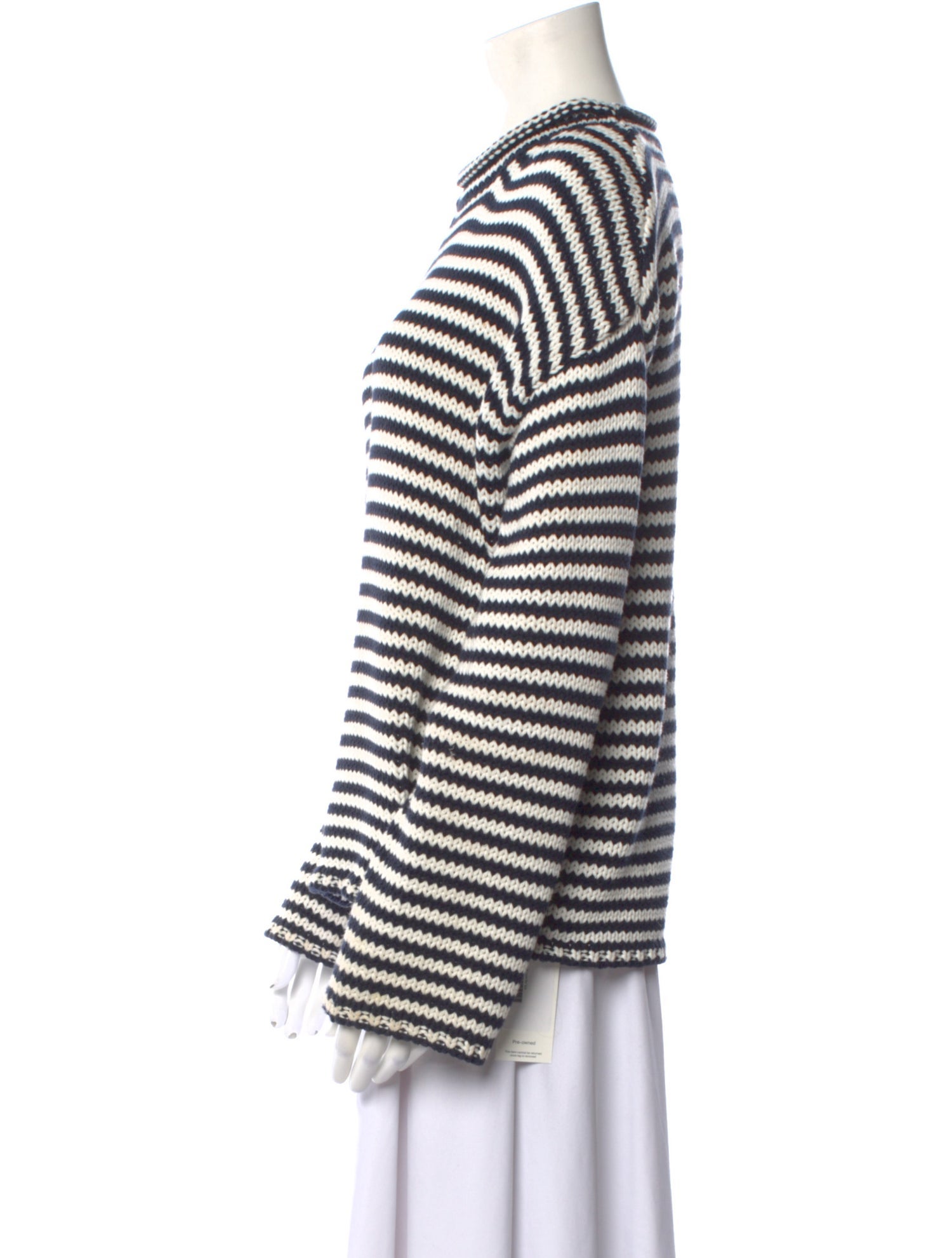 La Ligne Striped Scoop Neck Sweater