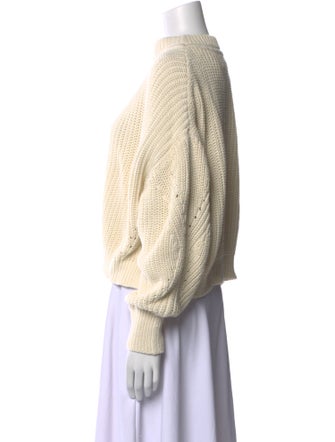 La Ligne Mock Neck Long Sleeve Sweatshirt