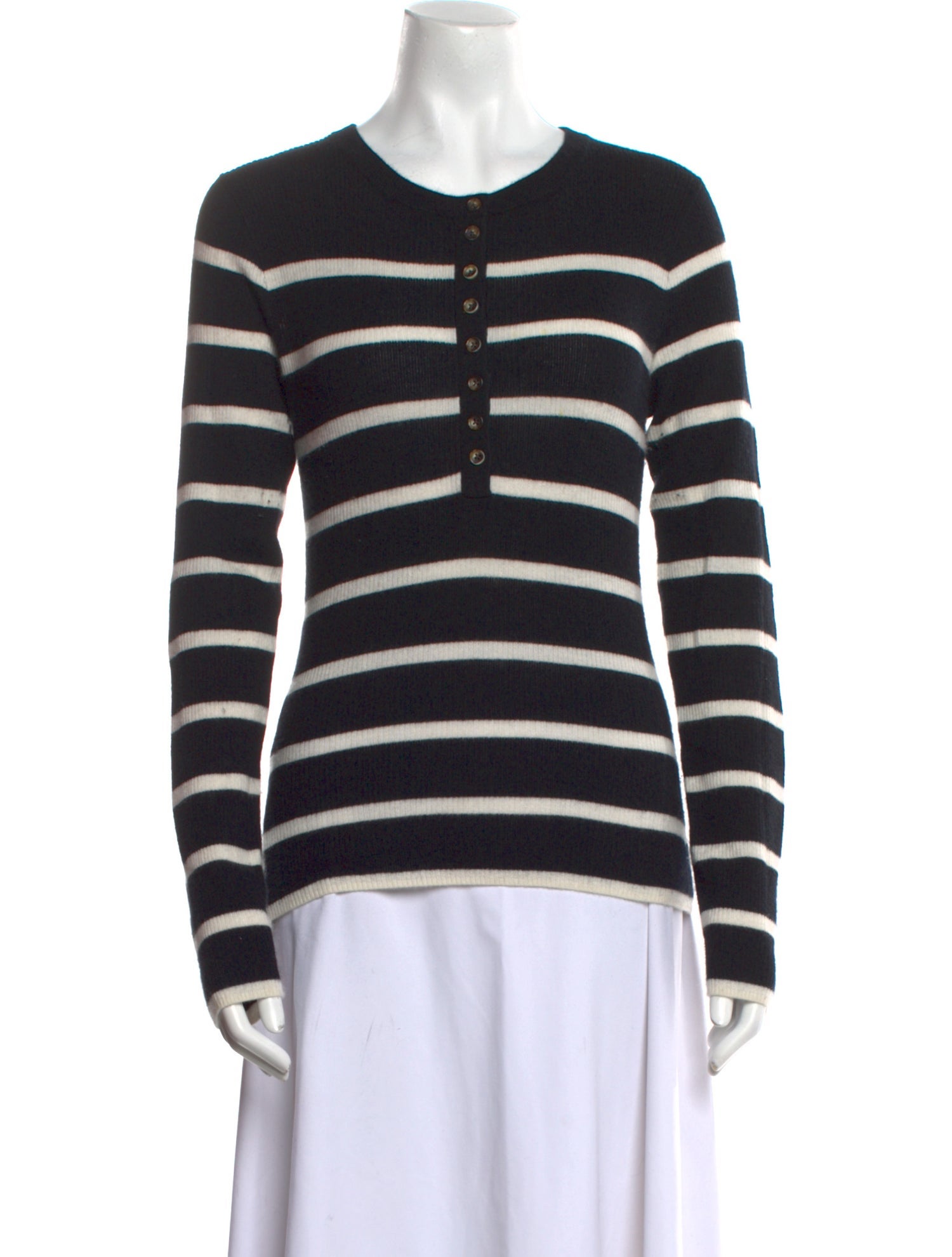 La Ligne Cashmere Striped Top