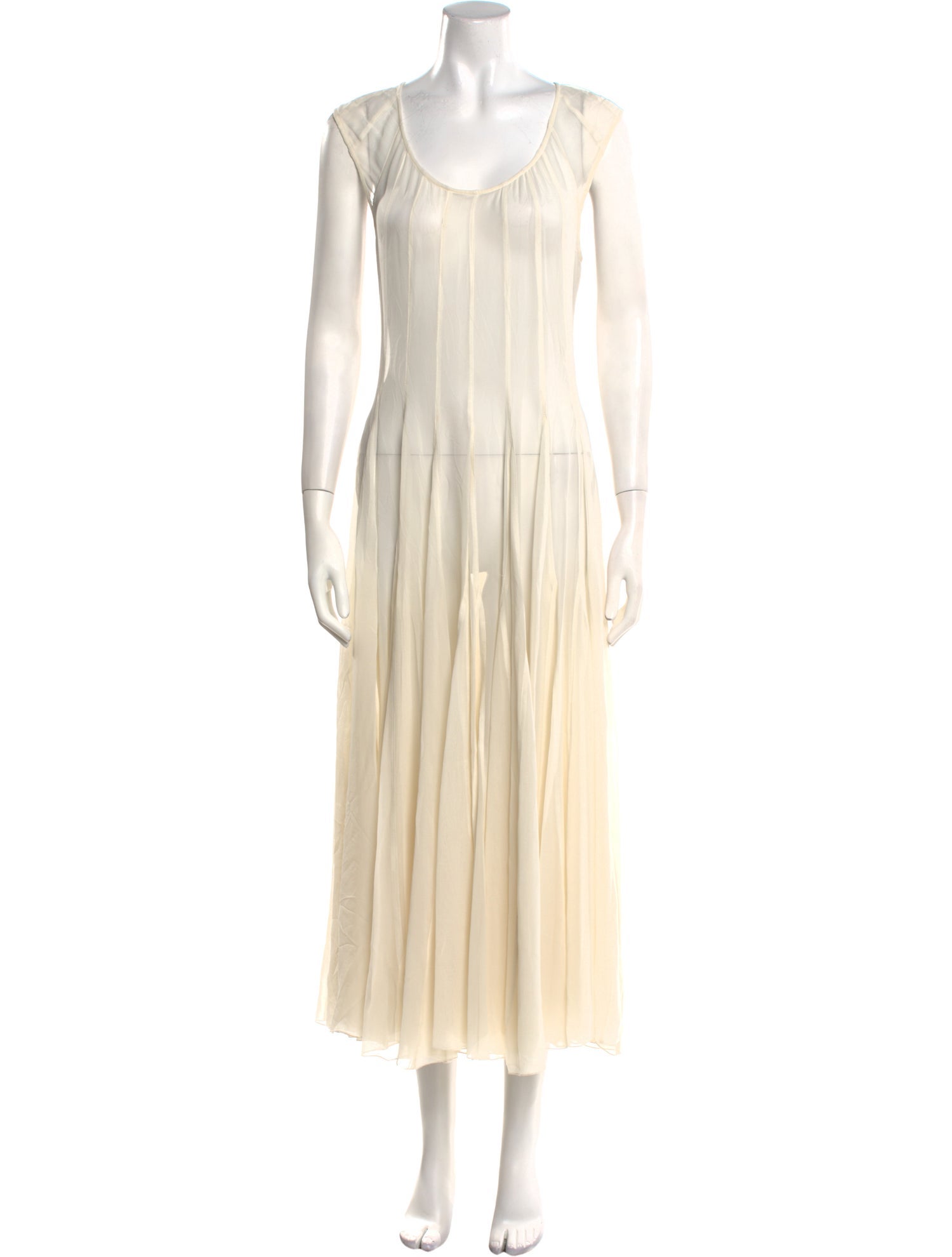 La Ligne Scoop Neck Long Dress