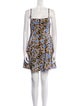 La Ligne Printed Mini Dress