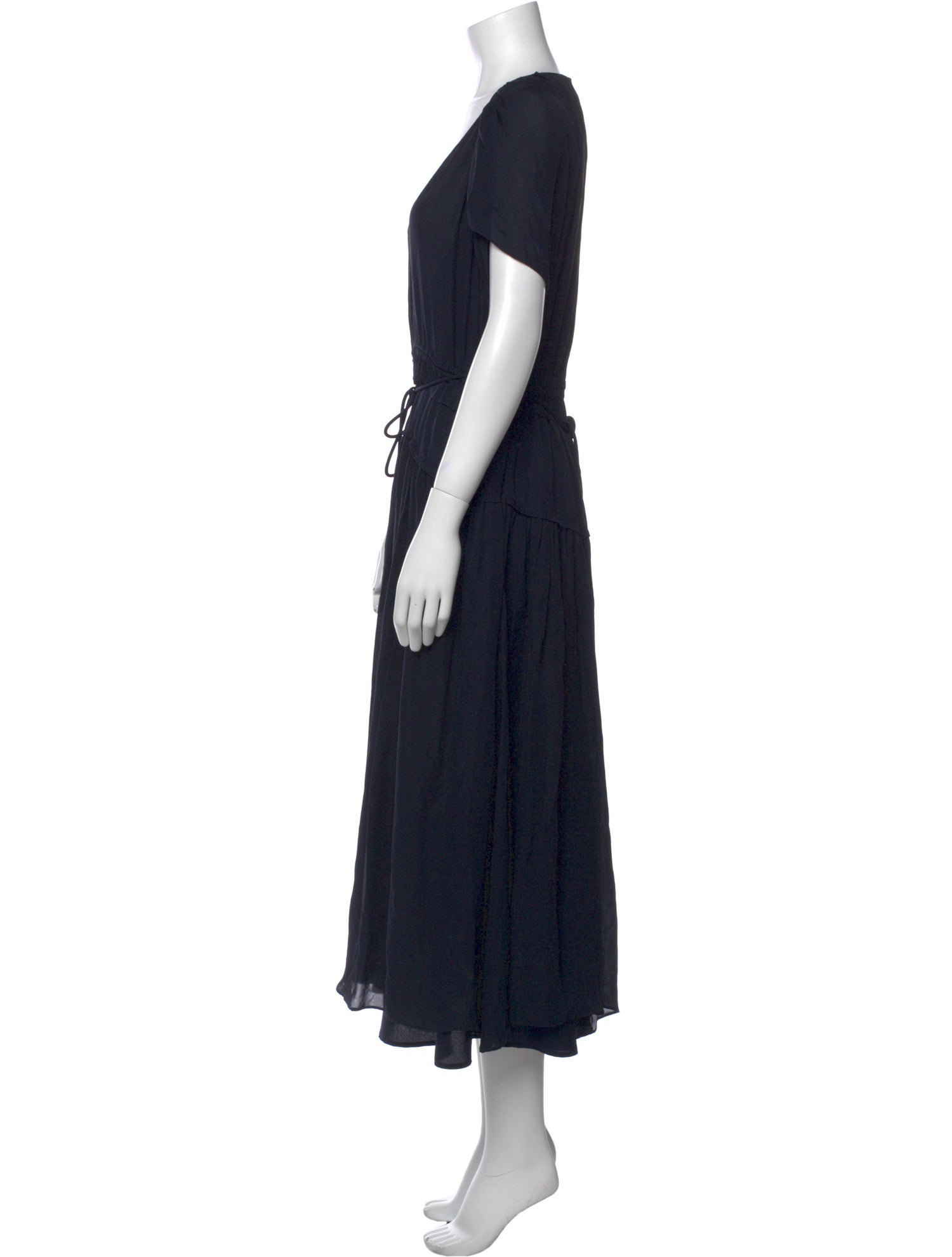 La Ligne V-Neck Long Dress