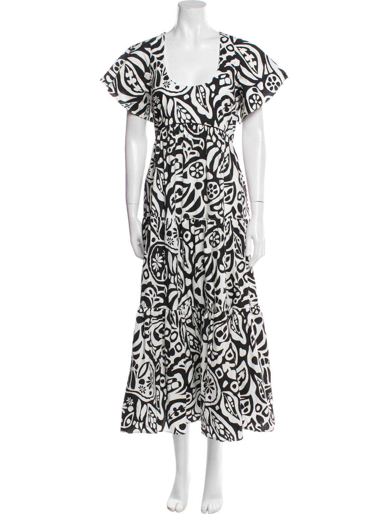 La Ligne Printed Long Dress