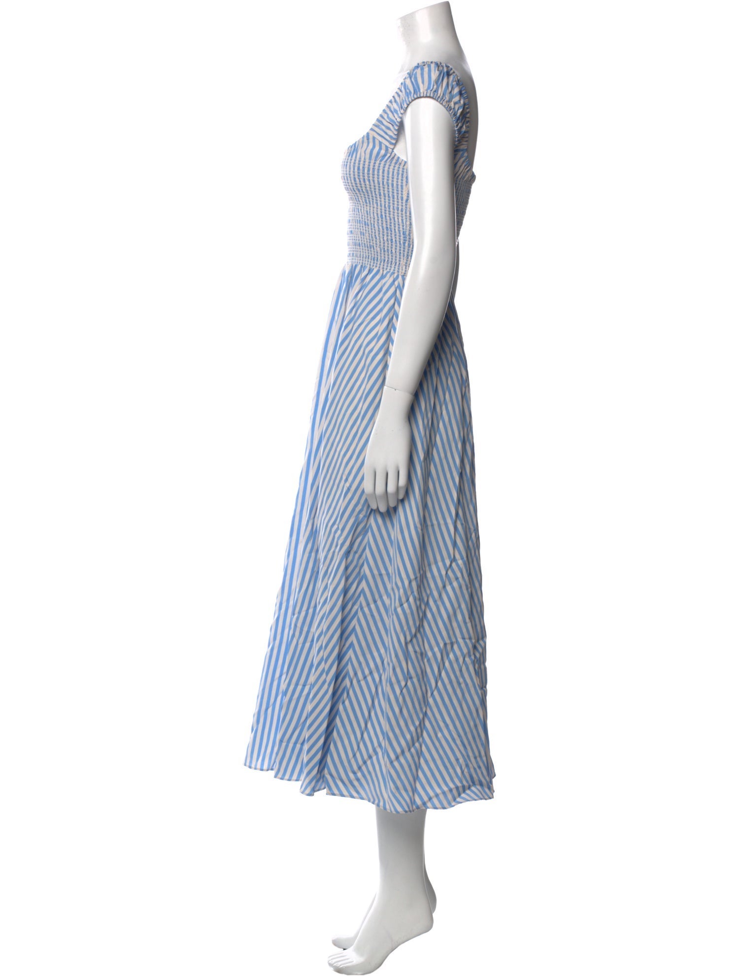 La Ligne Striped Long Dress