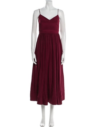 La Ligne Silk Midi Length Dress