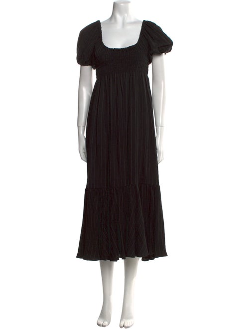 La Ligne Square Neckline Long Dress