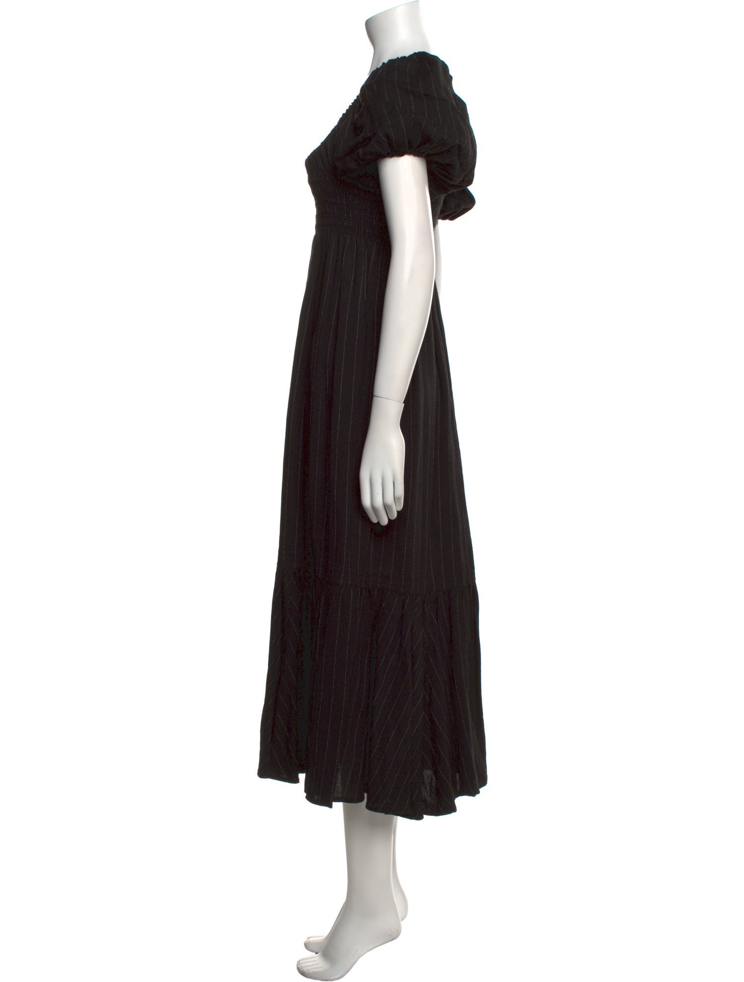 La Ligne Square Neckline Long Dress