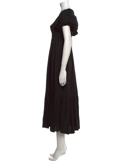 La Ligne Square Neckline Long Dress