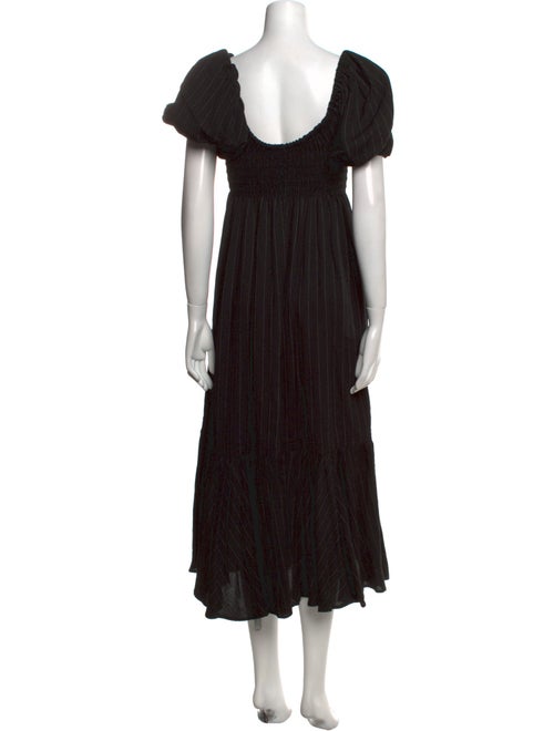 La Ligne Square Neckline Long Dress