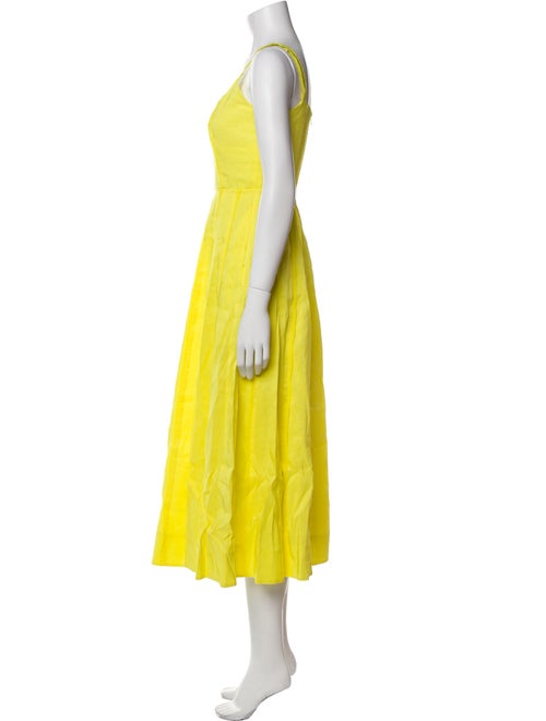 La Ligne Scoop Neck Midi Length Dress