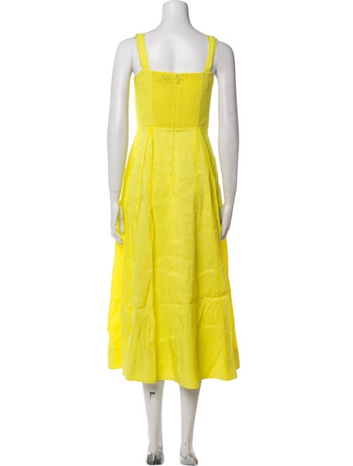 La Ligne Scoop Neck Midi Length Dress