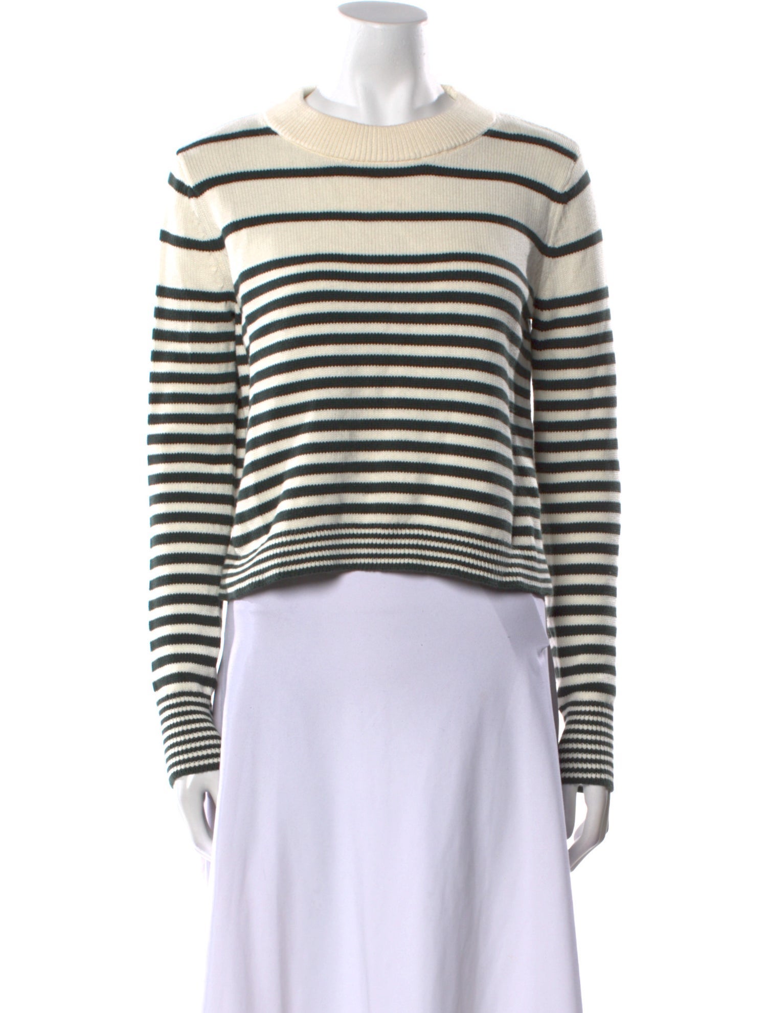 La Ligne Striped Crew Neck Sweater
