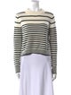 La Ligne Striped Crew Neck Sweater