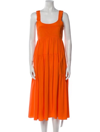 La Ligne Silk Midi Length Dress