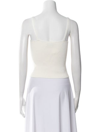 La Ligne V-Neck Sleeveless Crop Top