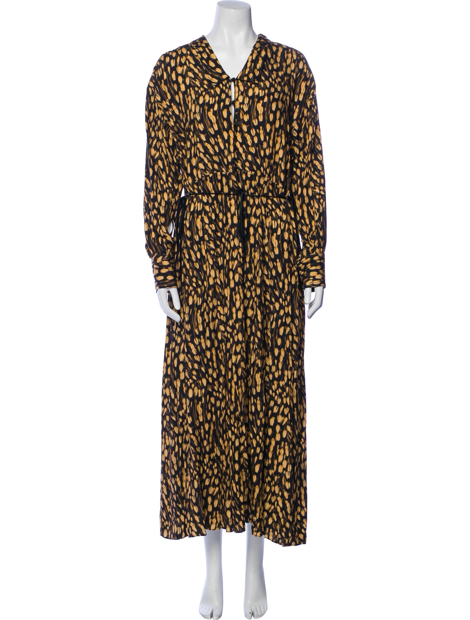 La Ligne Printed Long Dress