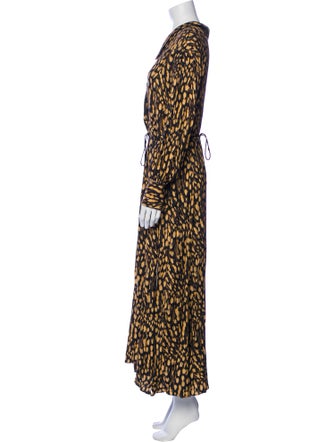 La Ligne Printed Long Dress