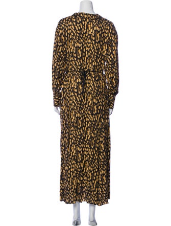La Ligne Printed Long Dress