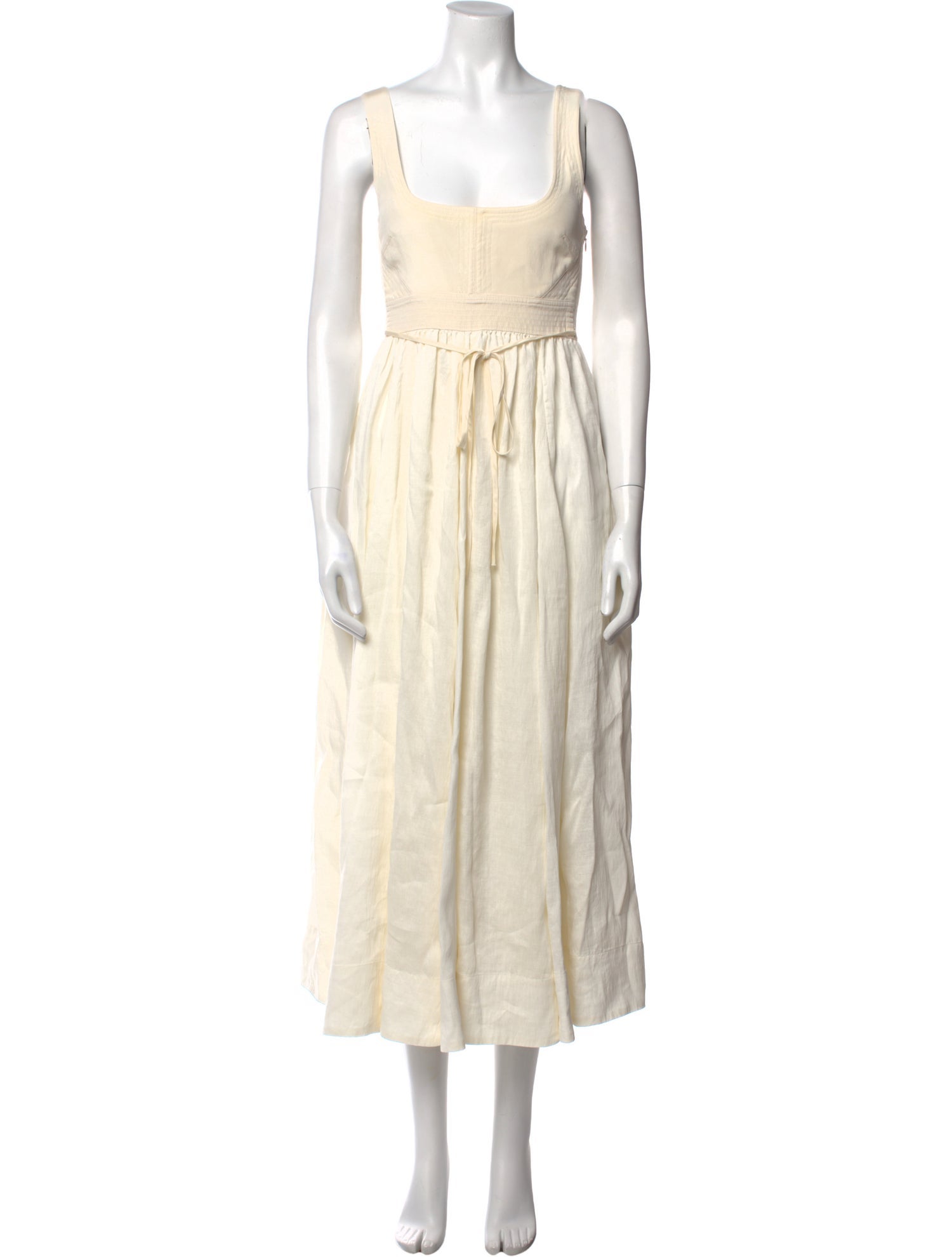 La Ligne Linen Long Dress