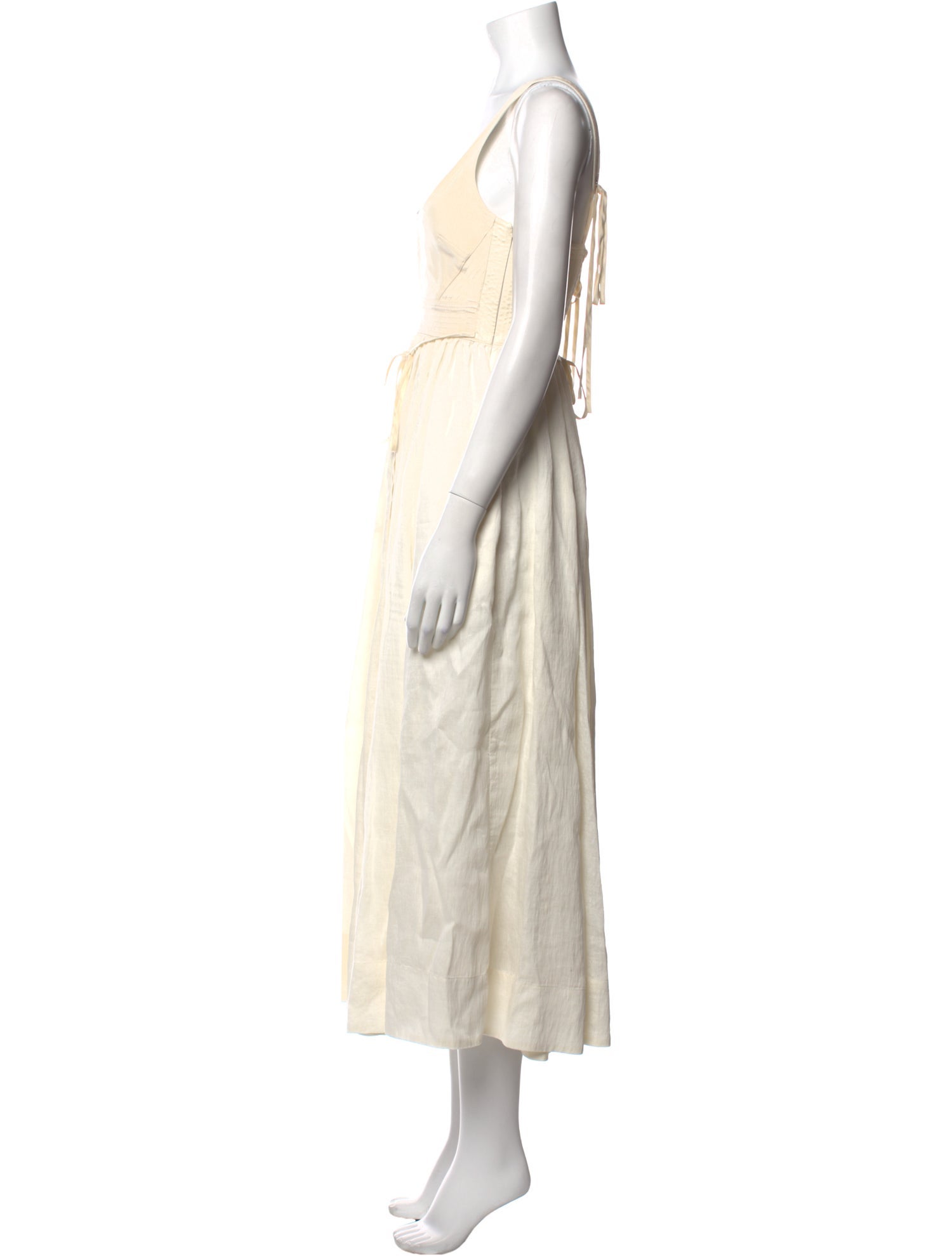 La Ligne Linen Long Dress