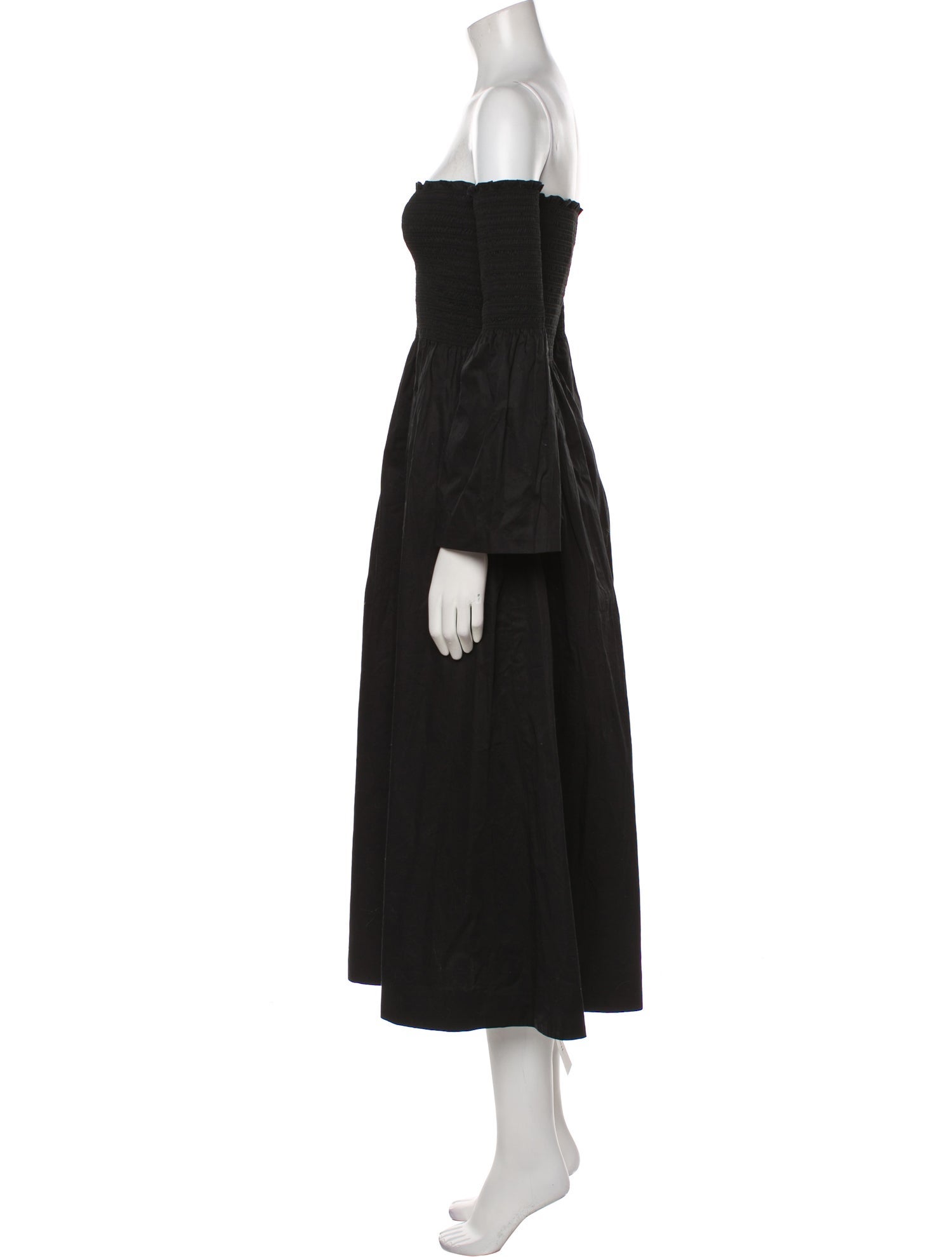 La Ligne Off-The-Shoulder Midi Length Dress