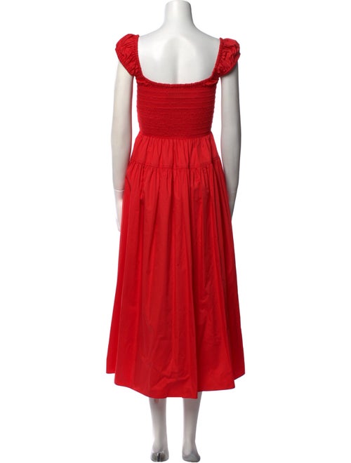 La Ligne Square Neckline Long Dress