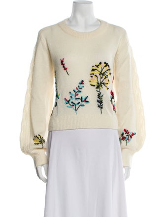 La Ligne Wool Graphic Print Sweater