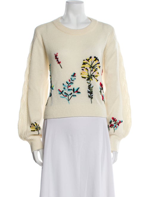 La Ligne Wool Graphic Print Sweater