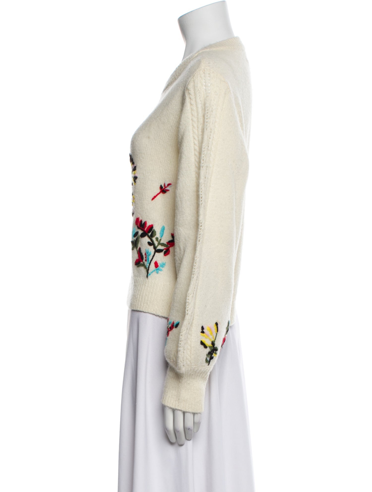 La Ligne Wool Graphic Print Sweater