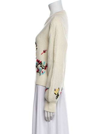 La Ligne Wool Graphic Print Sweater