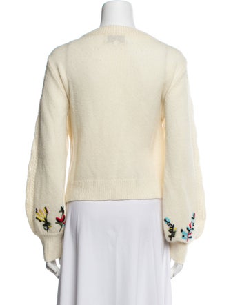 La Ligne Wool Graphic Print Sweater