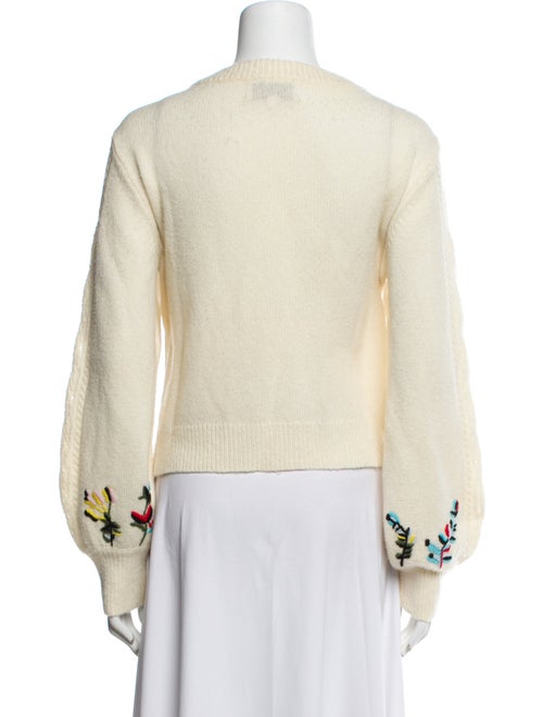 La Ligne Wool Graphic Print Sweater