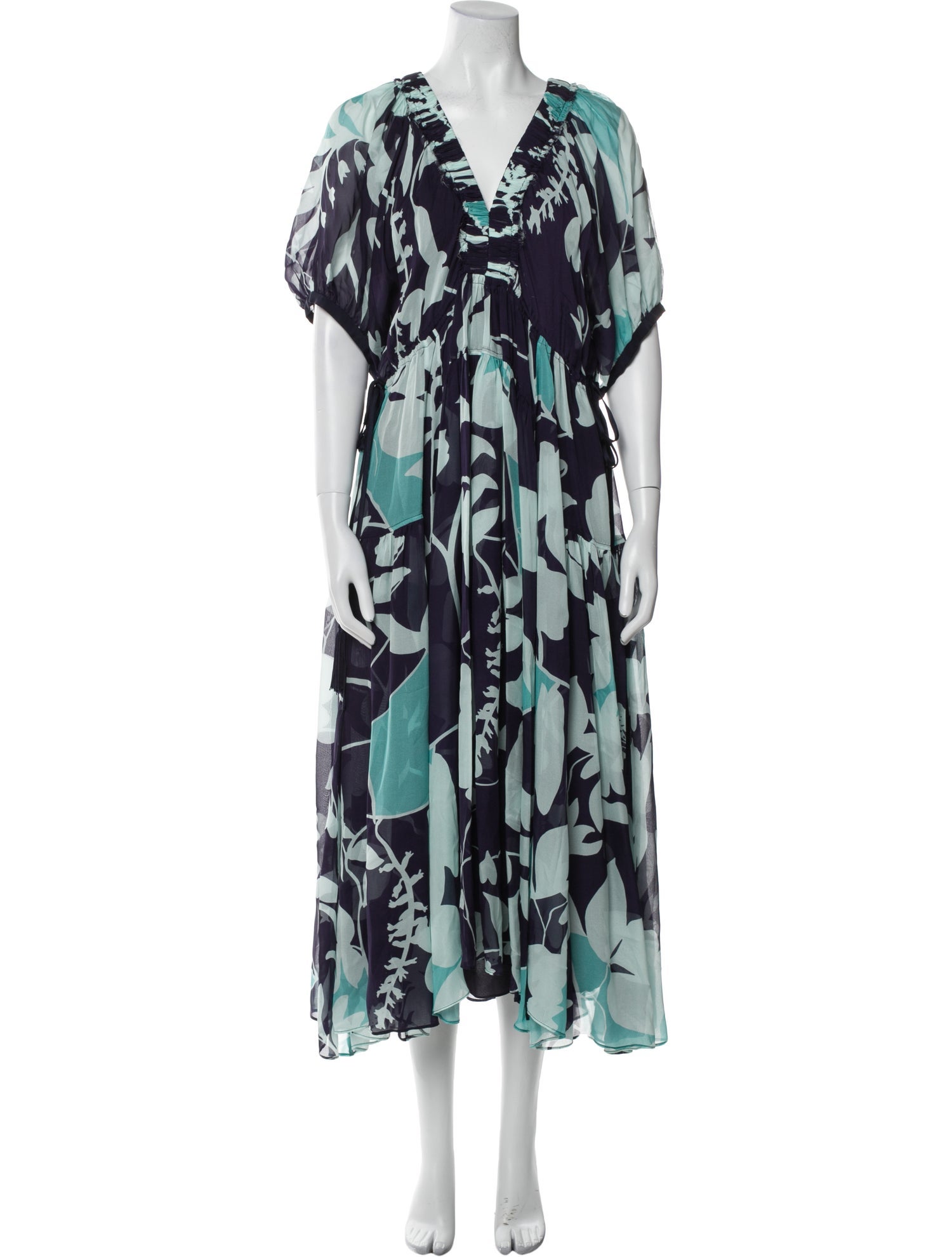 La Ligne Printed Long Dress