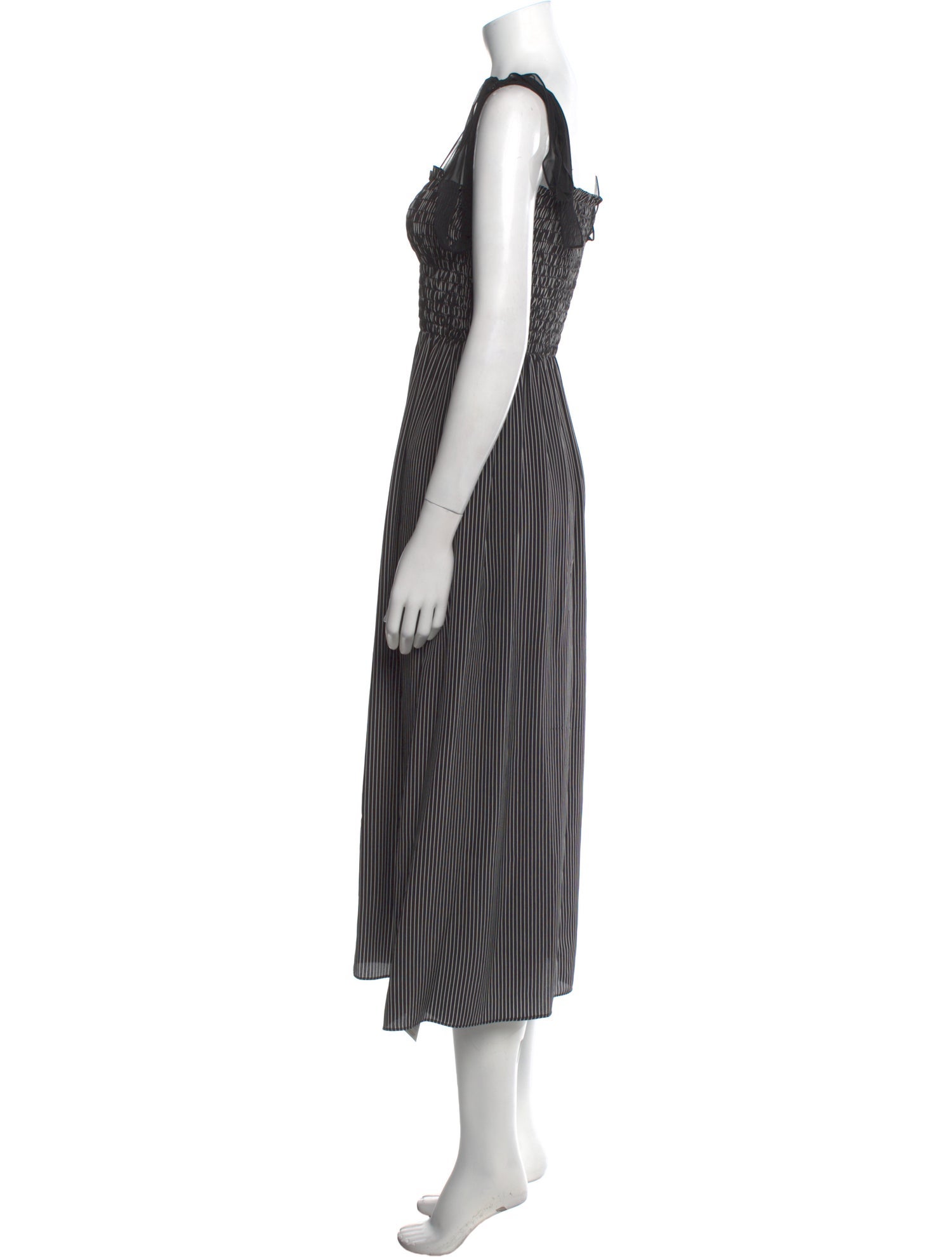 La Ligne Silk Midi Length Dress