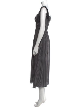 La Ligne Silk Midi Length Dress