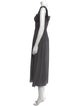 La Ligne Silk Midi Length Dress