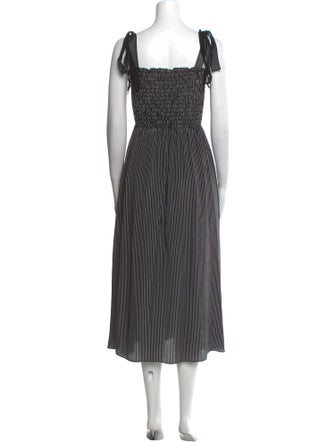 La Ligne Silk Midi Length Dress