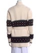 La Ligne Printed V-Neck Sweater