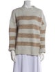 La Ligne Striped Mock Neck Sweater