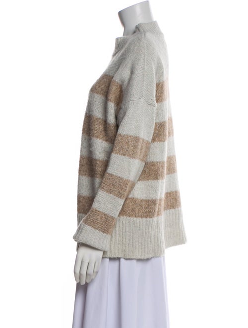 La Ligne Striped Mock Neck Sweater