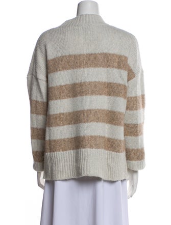 La Ligne Striped Mock Neck Sweater