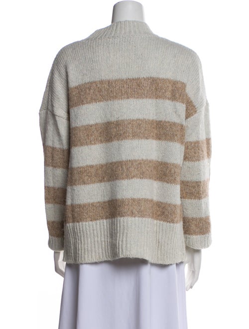 La Ligne Striped Mock Neck Sweater