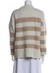 La Ligne Striped Mock Neck Sweater