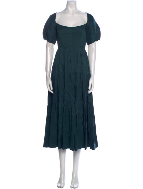 La Ligne Square Neckline Long Dress