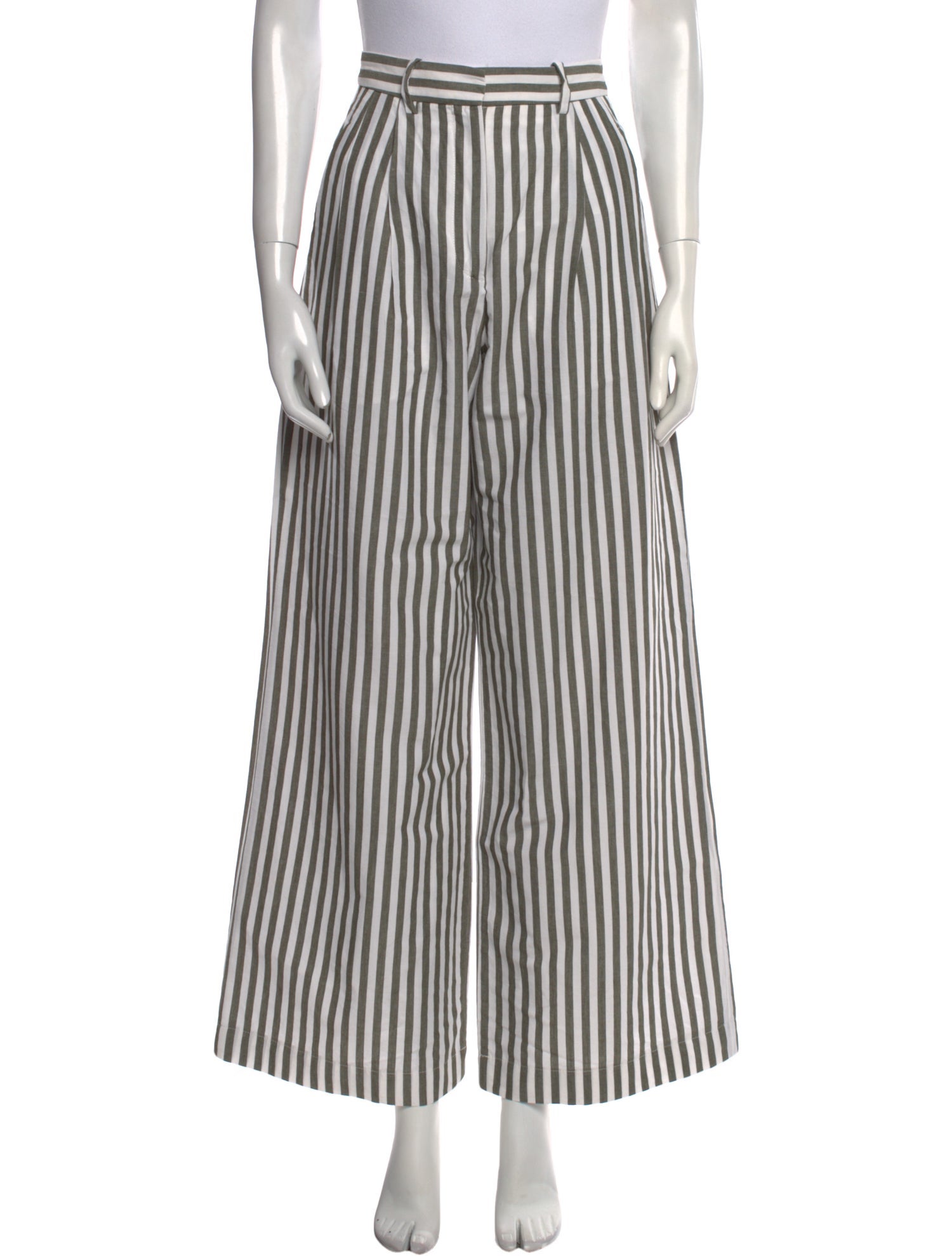 La Ligne Striped Wide Leg Pants