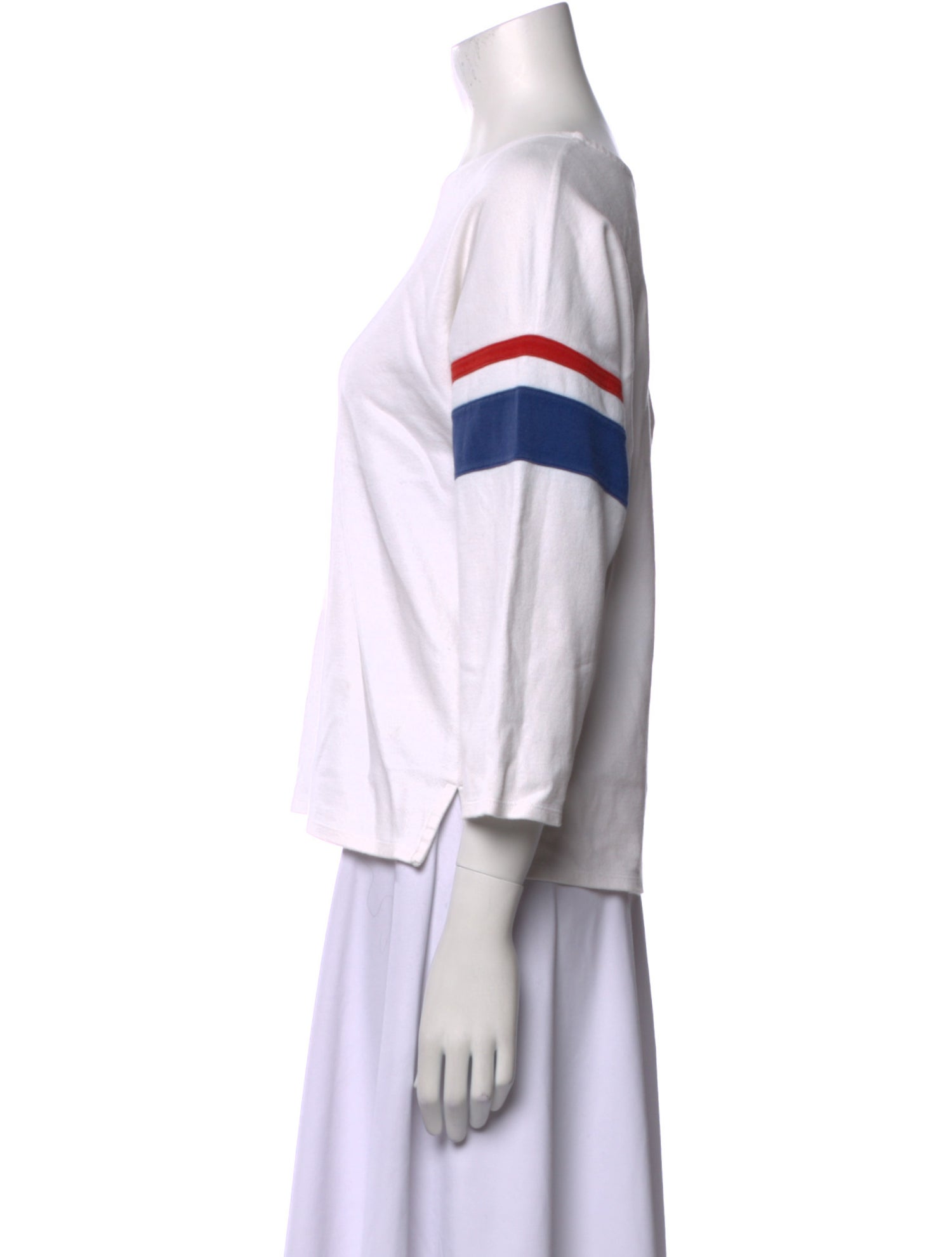 La Ligne Striped Bateau Neckline Top