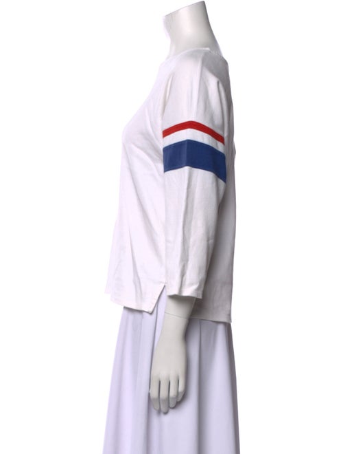 La Ligne Striped Bateau Neckline Top